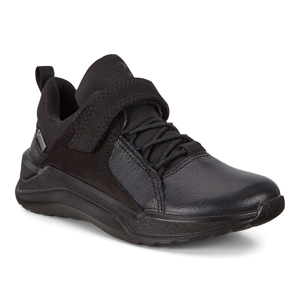 Ecco Intervene Boys Sneakers In Black - India FNQ-950368